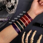 Black Liquid Lip Gloss for Women, Non-Sticky Hydrate Plumping Lip Tint Full Coverage Black Lip Color Dark Gothic Lipgloss Makeup Mirror High-Shine LipGlossy for Halloween Cosplay Costume Looks | Vegan - Image 5