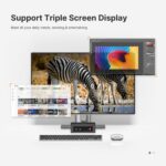 BOSGAME E4 Mini PC, Mini Computers with AMD Ryzen 5 3550H, 16GB DDR4 512GB PCIe SSD, Dual RJ45, 4K Triple Display, USB-C, USB 3.2, Wi-Fi 5/BT 5.0, Micro Desktop Computers for Office, Home & Streaming - Image 7