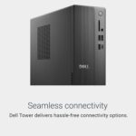 Dell Slim Desktop ECS1250 - Intel Core Ultra 5-225 Processor, Intel UHD Graphics, 16GB Memory, 512GB M.2 SSD, 3.0 SD Card Reader, Dell Wired Keyboard and Mouse, Windows 11 Home, Onsite+Migrate Service - Image 2