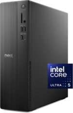 Dell Slim Desktop ECS1250 - Intel Core Ultra 5-225 Processor, Intel UHD Graphics, 16GB Memory, 512GB M.2 SSD, 3.0 SD Card Reader, Dell Wired Keyboard and Mouse, Windows 11 Home, Onsite+Migrate Service
