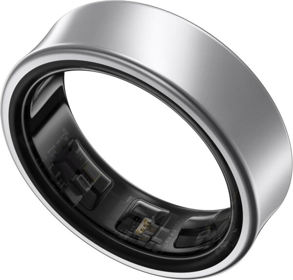 SAMSUNG Galaxy Ring, AI Smart Ring, Size First w/Sizing Kit, No App Subscription, Fitness Monitor, Sleep Tracker, Up to 7-Day Battery, Size 13, Titanium Silver [US Version, 1Yr Manufacturer Warranty]