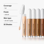 Clinique Even Better All-Over Full Coverage Concealer + Eraser Makeup For Dark Undereye Circles | With Hyaluronic Acid + Caffeine | Hydrating, Brightening + Depuffing - Image 5