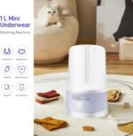 Portable Mini Washing Machine | Compact Deep Cleans Underwear, Baby Clothes, Small Laundry | Lightweight for Apartment, Dorm, Hotel, Travel & Camping | Quiet Energy-Efficient（Purple） - Image 8