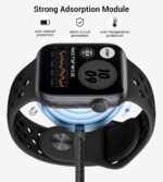 Temdan for Travel Vacation Essentials,3 in 2 USB C Cable for Apple Watch Charger/iPhone 17 Charger/Lightning,Multi Charging Cable Cord,Camping Essentials,Designed for iWatch &iPhone 16-12-4FT Black - Image 5