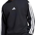 adidas mens Essentials Fleece 3-stripes Sweatshirt
