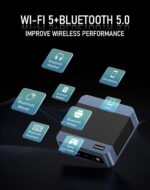 BOSGAME E5 Multi-Functional Mini PC, Ryzen 3 5300U 4-core 8-Thread Dual LAN Desktop Computers, 16GB DDR4 1TB PCIe 3.0x4 SSD, Triple Displays HDMI 2.0x1, DisplayPortx1, USB-C x1, Wi-Fi 5, BT 5.0 - Image 6