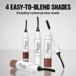 Revlon PhotoReady Lifting Brow Gel, Tinted Eyebrow Lamination with Spoolie Brush, Conditions, Shapes & Defines, 801 Clear, 0.23 fl oz - Image 9