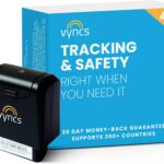 Vyncs - GPS Tracker for Vehicles, [No Monthly Fee], 4G LTE, Vehicle Location, Trip History, Driving Alerts, GeoFence, Fuel Economy, OBD Fault Codes, USA-Developed, Family or Fleets