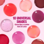 REVLON Super Lustrous Glimmer Lip Oil, Moisturizing & Tinted, Shiny Finish, Made with Plant-Based Squalane, 005 Vio-lit, 0.13 fl oz - Image 8