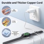 EGK Magnetic Fast Charger for Apple Watch, Wireless Charging Cable for All iWatch Series (1 m) - Image 4