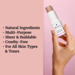 Vibriance Complexion Sticks - Foundation for Mature Skin - Sheer, Buildable Coverage Face Makeup Foundation for Older Women - 3-in-1 Base, Contour, Concealer - Medium - Image 4