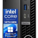 Dell OptiPlex 7020 MFF Mini Business Desktop Computer, 7000 Micro Form Factor, 14th Gen Intel 14-Core i5-14500T (Beat i7-13700T), 16GB DDR5 RAM, 512GB PCIe SSD, WiFi 6E, 2 DisplayPorts, HDMI, W11 Pro