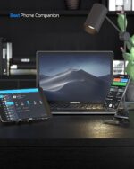 Nulaxy Dual Folding Cell Phone Stand, Fully Adjustable Foldable Desktop Phone Holder Cradle Dock Compatible with iPhone 17 16 15 14 13 12 11 Pro Max Xs Xr X 8, Nintendo Switch, All Phones - Image 2