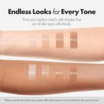 ELROEL Blanc Cover Cream Stick V White - Korean Color-Changing Foundation Stick with Volufiline - Medium to Full Coverage Dewy Finish Base Makeup - Dual-Ended with Detachable Brush (202 Natural) - Image 5