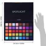UCANBE Spotlight Eyeshadow Palette Professional 40 Color Eye Shadow Matte Shimmer Makeup Pallet Highly Pigmented Colorful Powder Long Lasting Waterproof Eye Shadow - Image 5