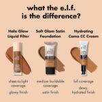 e.l.f. Soft Glam Foundation, Medium Coverage, Long-Lasting & Buildable Foundation For A Smooth, Satin Finish, Vegan & Cruelty-Free, 25 Light Neutral - Image 5