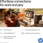 HP 2025 OmniDesk M03 Premium Business Next Gen AI Desktop Computer Intel Core Ultra 5 225(Up to 4.9GHz), 16GB DDR5 RAM, 256GB PCIe SSD,+ 1TB HDD Wi-Fi 6, HDMI, DP, 2-Monitor Support 4K, Windows 11 - Image 6
