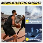 BALENNZ Athletic Shorts for Men with Pockets and Elastic Waistband Quick Dry Activewear - Image 4