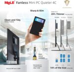 MeLE Fanless Mini PC Quieter 4C, N100 16GB RAM 512GB Storage Win 11 Mini Computers, Micro PC with Full-Functional USB-C, 2.4G/5G WiFi, 4K Triple Screen on Home, Office, Education, Astrophotography - Image 7