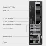 Dell Slim Desktop ECS1250 - Intel Core Ultra 5-225 Processor, Intel UHD Graphics, 16GB Memory, 512GB M.2 SSD, 3.0 SD Card Reader, Dell Wired Keyboard and Mouse, Windows 11 Home, Onsite+Migrate Service - Image 8