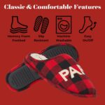 Dearfoams Men's Gifts for Men Matching Christmas Papa Bear Slipper - Image 5