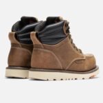BRUNT Marin Welted (Comp Toe) - Men’s, Brown - Waterproof Safety Toe Wedge Work Boot - Goodyear Welt Construction - EH & ESR Rated - Oil & Slip Resistant - Adjustable Width System - Image 6