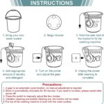 Portable Washing Machine, Mini Ultrasonic Washing Machine 3 in 1 Dishwashers Ultrasonic Waves Suitable for Home, Business, Travel, College Room, RV, Apartment (3.5IN) - Image 4