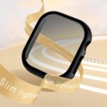 Adorve Privacy Case for Apple Watch Series 10 42mm Screen Protector, Anti-Spy Cover for iWatch Series 11 10 42 mm, 8 Pack, Black Clear Pink Starlight Rose Pink Pine Green Milk Tea Smoke Violet - Image 5