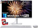 Lenovo 24" FHD All-in-One Desktop Computer for Home & Office, 16GB RAM, 512GB SSD, Intel Processor, HDMI, WiFi 6, Bluetooth 5.2, Business AIO, Vent-Hear, Keyboard & Mouse, Windows 11 Pro