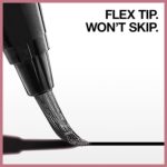 Maybelline Hyper Easy Liquid Pen No-Skip Eyeliner, Satin Finish, Waterproof Formula, Pitch Black, 0.018 Fl Oz - Image 4