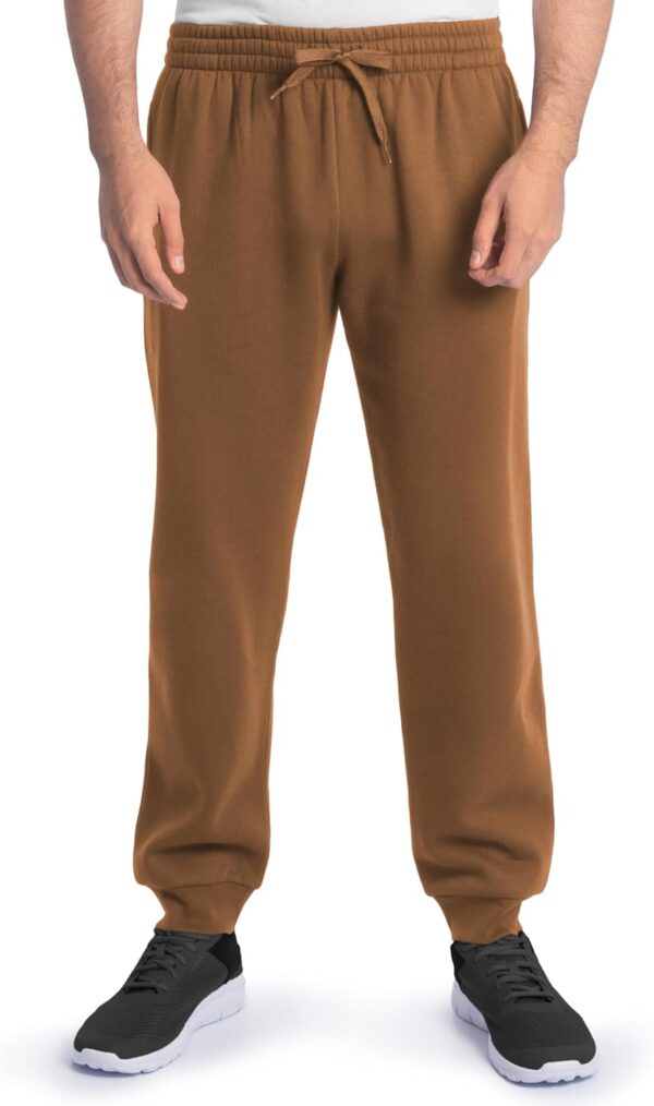 Fruit of The Loom Eversoft Fleece Joggers with Pockets, Relaxed Fit, Moisture Wicking, Breathable, Tapered Sweatpants