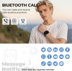 Smart Watch for Men Women, 1.83" HD Touchscreen Fitness Watch with Bluetooth Call&Message Notifications, 110+Sport Modes, 24/7 Heart Rate/Sleep Monitor, IP68 Waterproof Fitness Tracker for Android iOS - Image 2