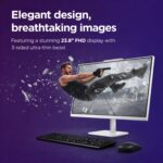 Lenovo 24" FHD All-in-One Desktop Computer - 16GB RAM - 512GB SSD - Intel 13th 8 Cores i3 CPU (Beat 11th i5) - Keyboard and Mouse - Windows 11 - Lifetime Office 365 for The Web - Image 3