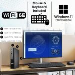 Dell Pro Micro QCM1250 Mini Desktop, New OptiPlex Version 14th Gen 14-Core i5-14500T (Beat i7-13700T), 16GB DDR5 RAM, 512GB PCIe SSD, Ultra-Quiet Design, 2-Monitor Support 4K, WiFi 6, Windows 11 Pro - Image 4