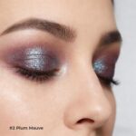 Duochrome Glitter Eyeshadow Palette, Iridescent Color Shift Shimmer, High Pigment Holographic Chameleon Eye Shadow with Mirror, Long Lasting & Buildable Topper (2# Plum Mauve) - Image 8