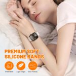 Magnetic Sport Bands for Apple Watch Band 40mm 38mm 41mm 42mm 44mm 45mm 46mm iWatch bands for Women Men,Silicone Loop Strap Wristband for Apple Watch Series 11 10 9 8 7 6 5 4 3 SE 3/2nd Ultra/3/2 49mm - Image 5