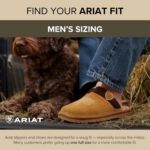 ARIAT Men's 2842 Silversmith Outdoor Indoor Western Suede Foam Cushioned Square Toe Slipper - Image 2