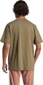 Adidas Mens Essentials Linear Single Jersey T-Shirt - Image 3
