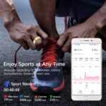 Health Tracker Ring, Smart Health Ring for Women Men with Heart Rate, Blood Oxygen, Sleep Monitor, Steps,Calories, No Subscription Fee, IP68 Waterproof Smart Ring for iPhone & Android (Gold, 8#) - Image 4