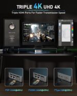 Getorli Mini PC, Dual LAN AMD R5 7430U(Max 4.3GHz), Mini Computers 16GB DDR4 RAM 512GB SSD, Mini Desktop Computer 4K 60Hz Displays/HDMI/Type-C/USB Ports/RJ45/WiFi 6/BT5.0 for Home/Office/Casual Games - Image 3