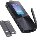 MeLE Upgraded PCG02 Fanless Mini PC Stick with Windows 11 Pro, Celeron N100 PC 8GB 256GB Micro Desktop Computer, Full Functional USB-C, Gigabit Ethernet BT5.1 on Business Office Industrial IoT Home