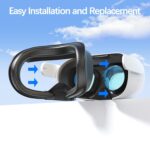 Face Cushion Pad for Meta Quest 2 VR Facial Interface Replacement PU Leather Foam for Oculus Quest 2 Vr Cover - Image 5