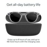 Oakley Meta HSTN, Clear | Smart AI Glasses for Men, Women — Performance for Sports, Athletes — Camera, Audio, Video — 8 Hour Battery — 3K HD Resolution — Clear to Grey Transitions® Lenses - Image 7