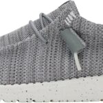 HEYDUDE Men’s Wally Stretch Sox Slip-On Loafer, Lightweight, Breathable, with Flex & Fold Outsole