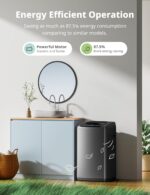 Comfee Portable Washing Machine, 0.9 cu.ft Compact Washer With LED Display, 5 Wash Cycles, 2 Built-in Rollers, Space Saving Full-Automatic Washer - Image 5