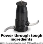 Hamilton Beach Electric Vegetable Chopper & Mini Food Processor, 3-Cup, 350 Watts, for Dicing, Mincing, and Puree, Black (72850) - Image 6
