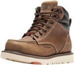 BRUNT Marin Welted (Comp Toe) - Men’s, Brown - Waterproof Safety Toe Wedge Work Boot - Goodyear Welt Construction - EH & ESR Rated - Oil & Slip Resistant - Adjustable Width System