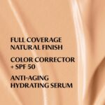 IT Cosmetics CC+ Cream (Medium) - Natural Full Coverage Foundation With SPF 50+, Color Corrector & Anti-Aging Hydrating Serum, Hyaluronic Acid + Peptides, Lightweight - 1.08 fl oz - Image 3
