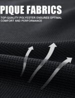 MAGCOMSEN Men's Polo Shirt Quick Dry Performance Short Sleeve Tactical Shirts Pique Jersey Golf Shirt - Image 7