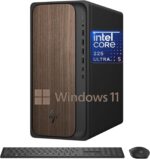 HP 2025 OmniDesk M03 Premium Business Next Gen AI Desktop Computer Intel Core Ultra 5 225(Up to 4.9GHz), 16GB DDR5 RAM, 256GB PCIe SSD,+ 1TB HDD Wi-Fi 6, HDMI, DP, 2-Monitor Support 4K, Windows 11
